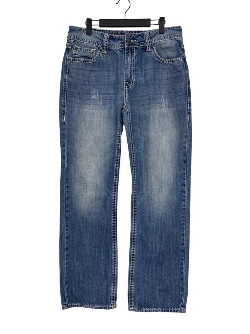 Rock & Roll Cowboy Double Barrel Relaxed Straight Fit Jeans 32 X34